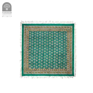 رومیزی قلمکار زمرد