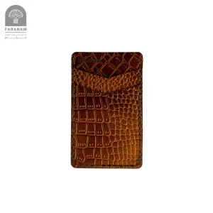 کیف کارت چرم کروکو